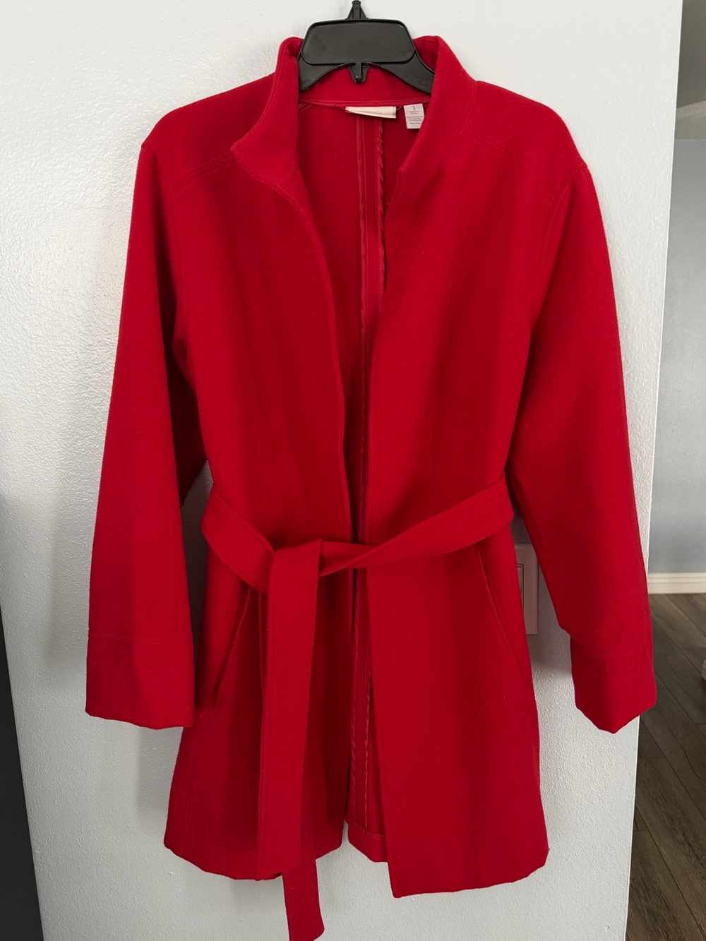 Chicos Red Winter Coat Size 1